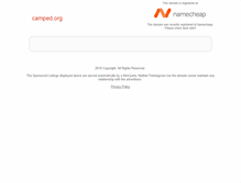 Tablet Screenshot of camped.org